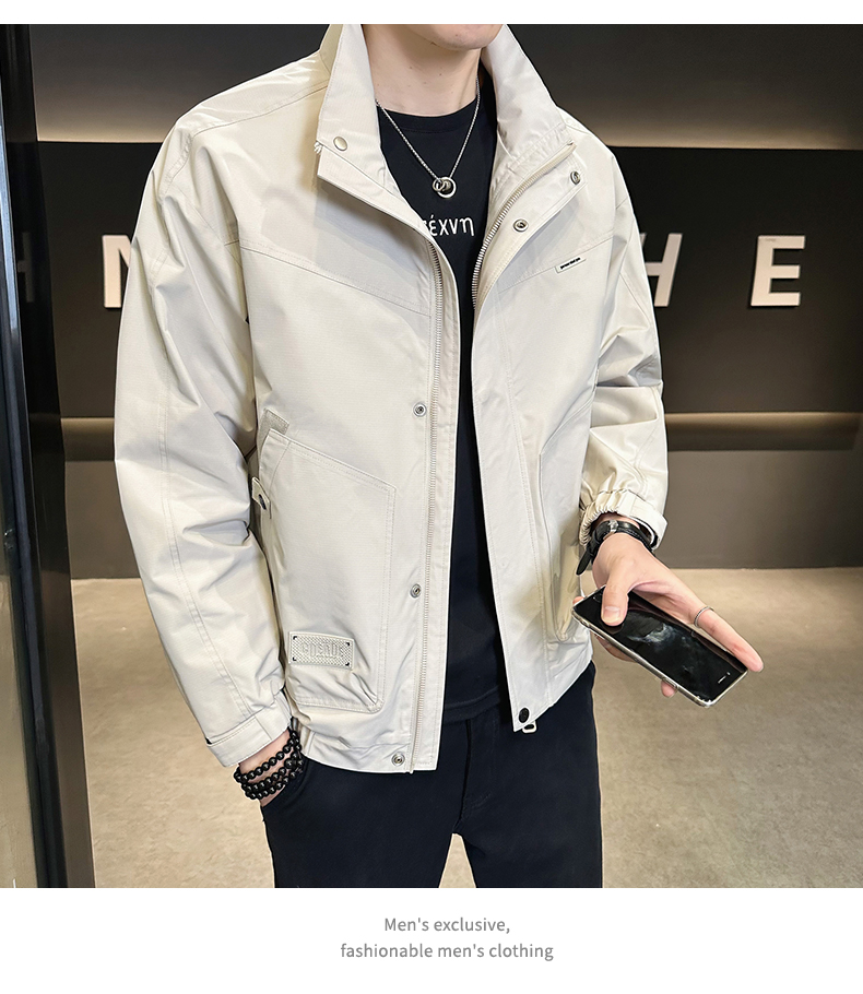 Windproof Stand-Collar Jacket