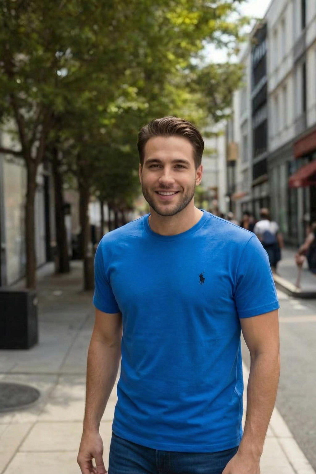 MONSEN Suitory 100% Cotton Crewneck T-Shirt product image