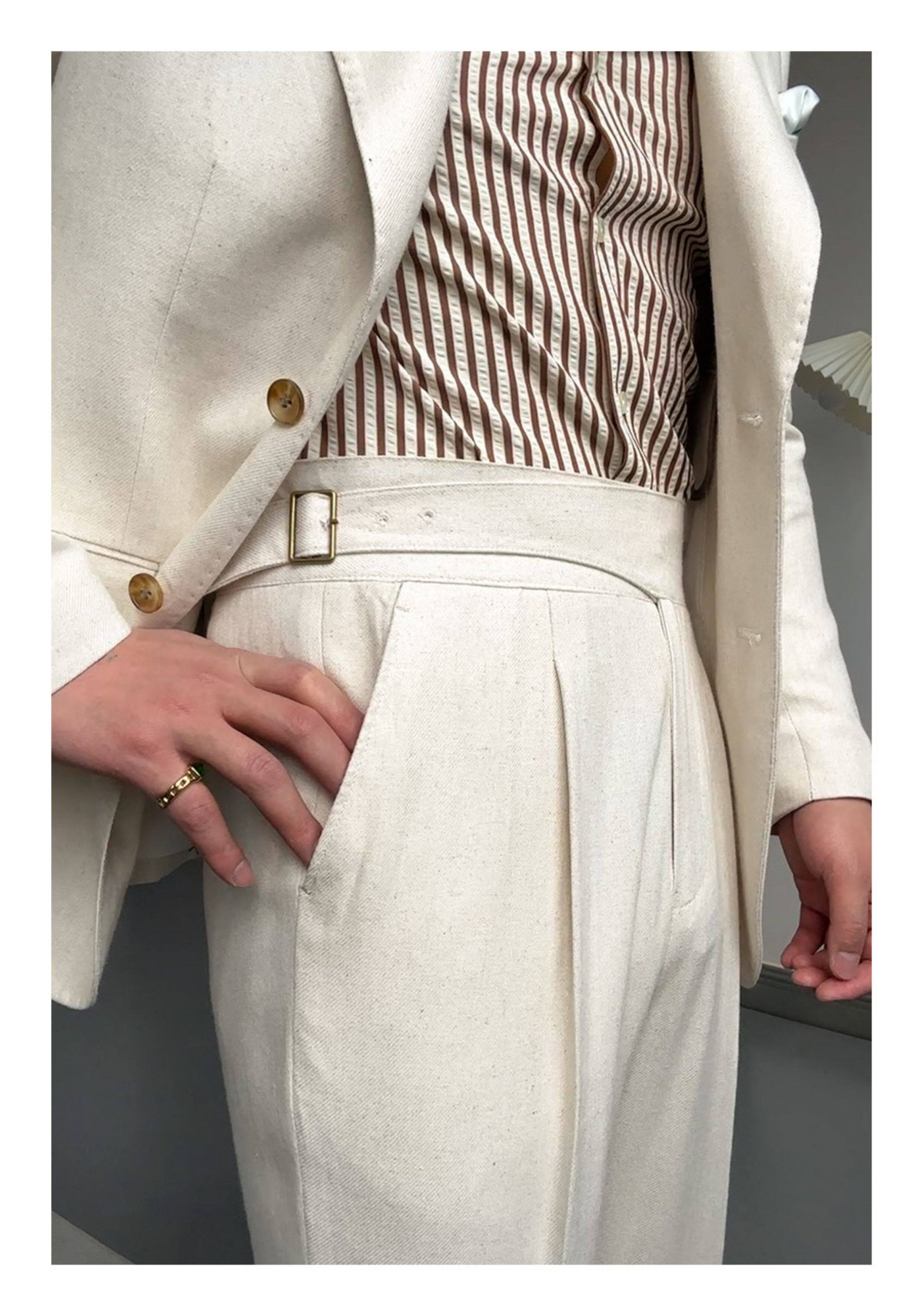 linen half-lined single-breasted suit1