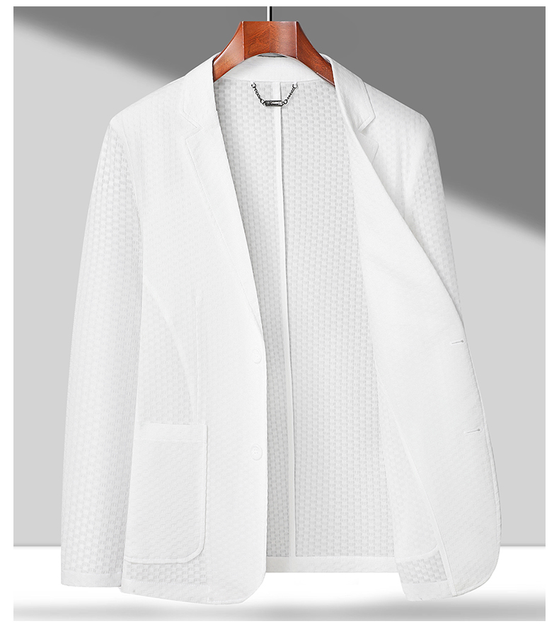 Summer Seersucker Stretch Blazer
