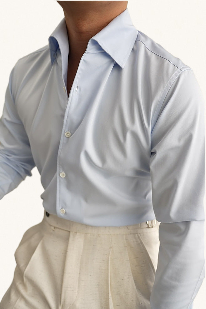MONSEN Suitory Italian One-Piece Collar Shirt in Performance Blend product image