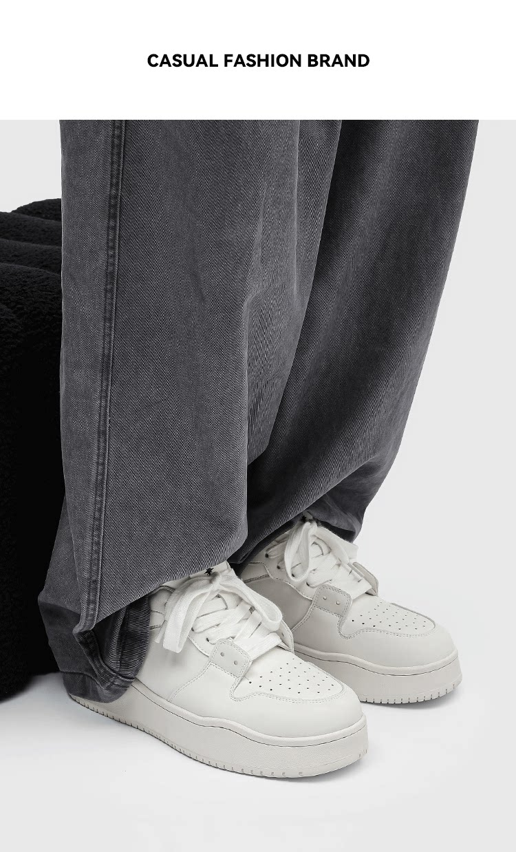 MONSEN Suitory Breathable Height-Boost Sneakers in Linen product image