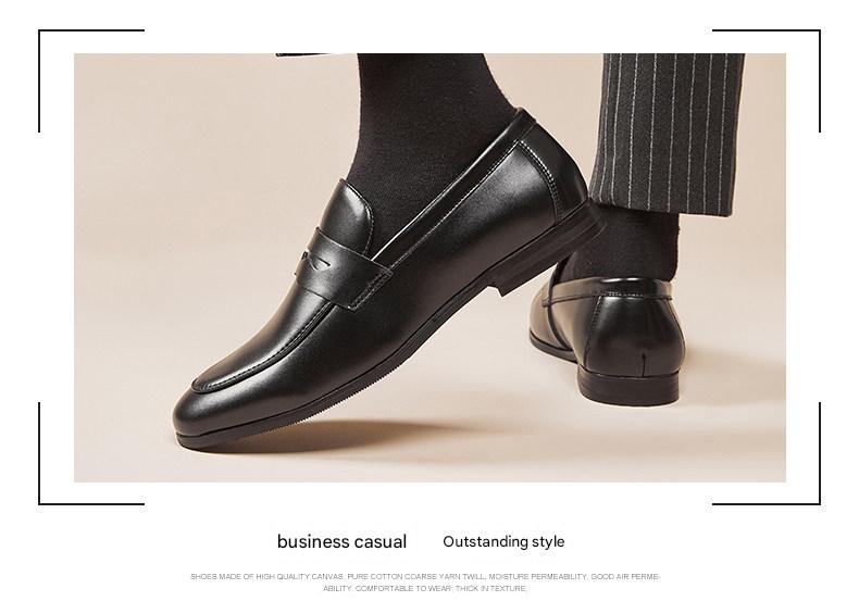 MONSEN Suitory Round Toe Slip-On Loafers in Denim product image