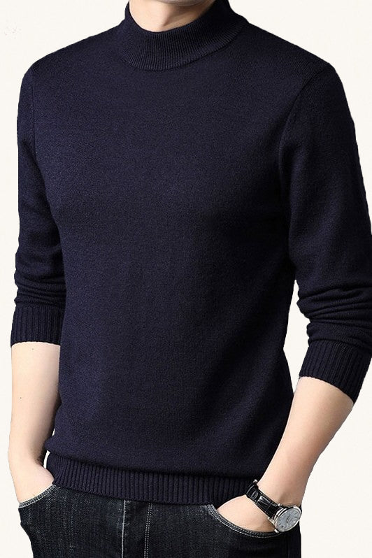 MONSEN Suitory 100% Wool Half Turtleneck Sweater product image