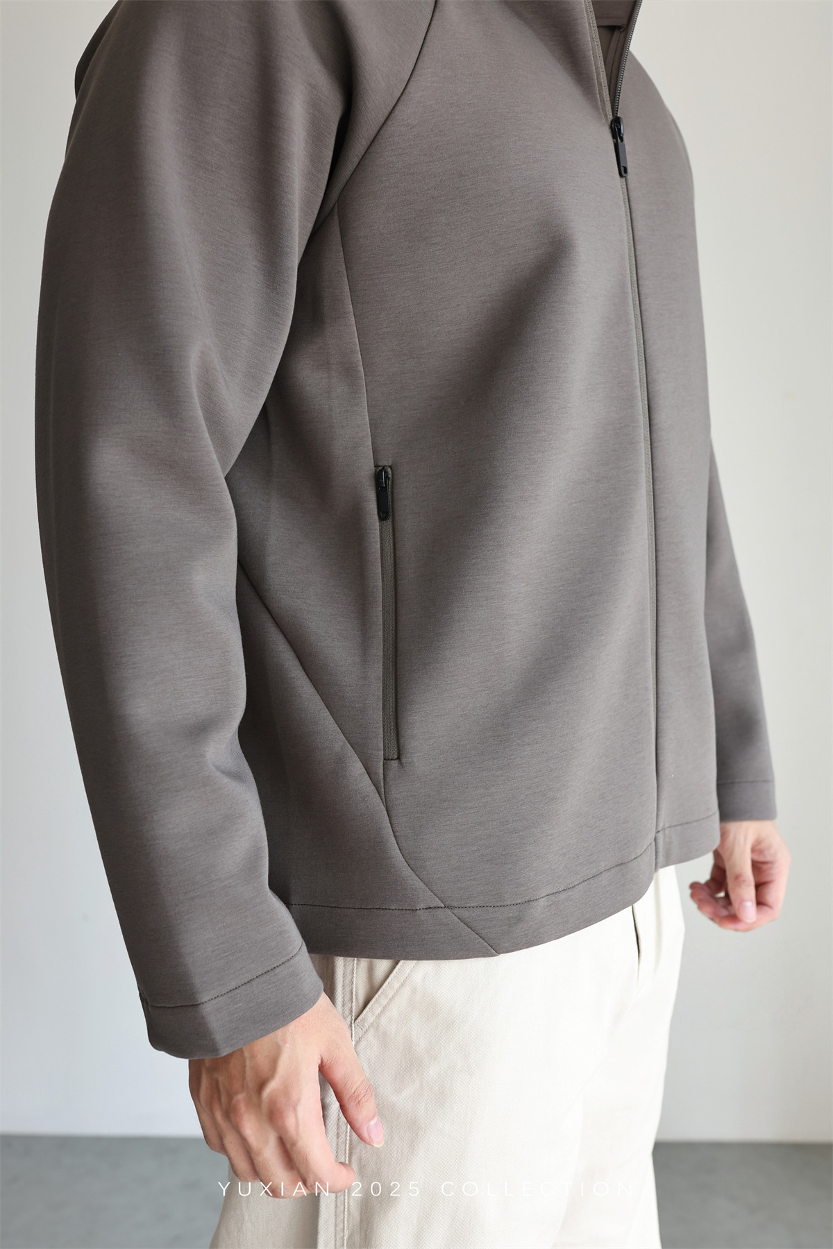 MONSEN Suitory Zero-Pressure Airfeel Cotton Hooded Zip Jacket product image