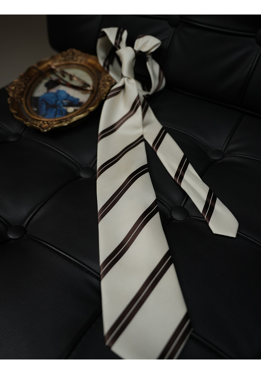 MONSEN Suitory Jacquard Striped Tie in Performance Blend product image
