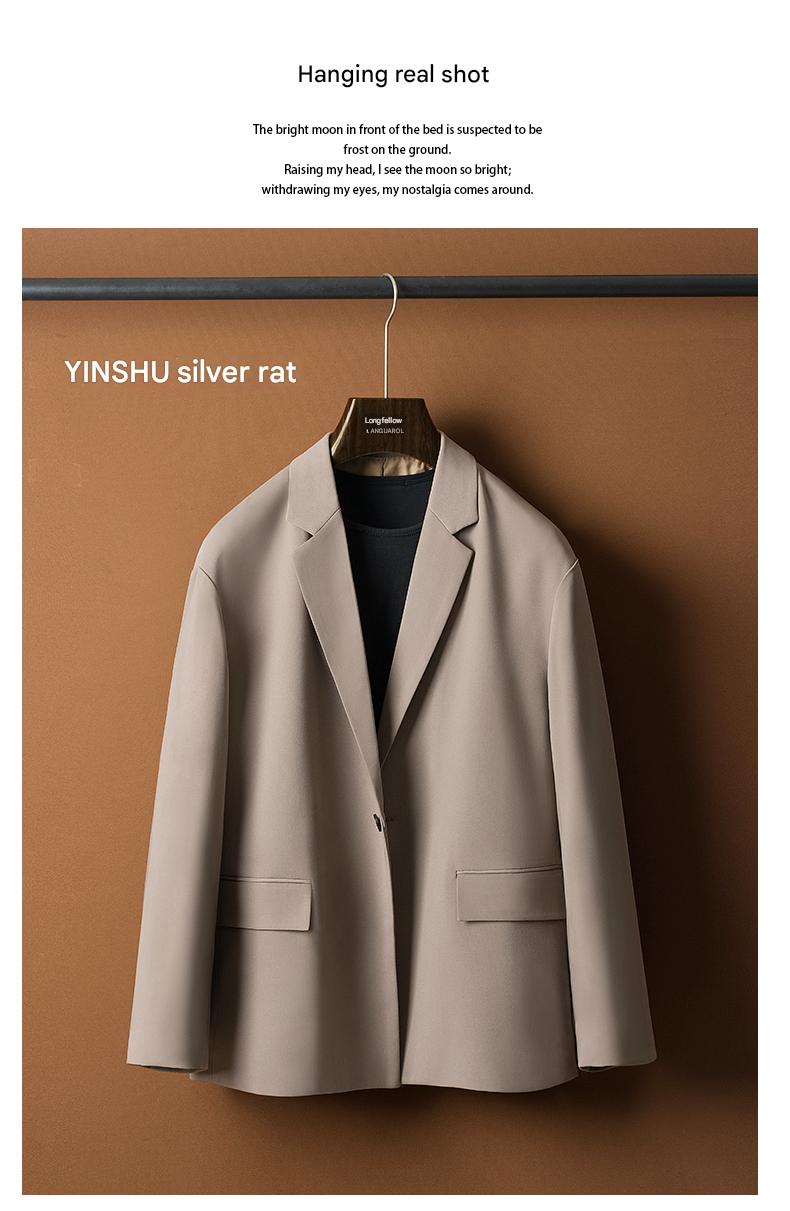 MONSEN Suitory High-Drape Relaxed Blazer in Performance Blend product image