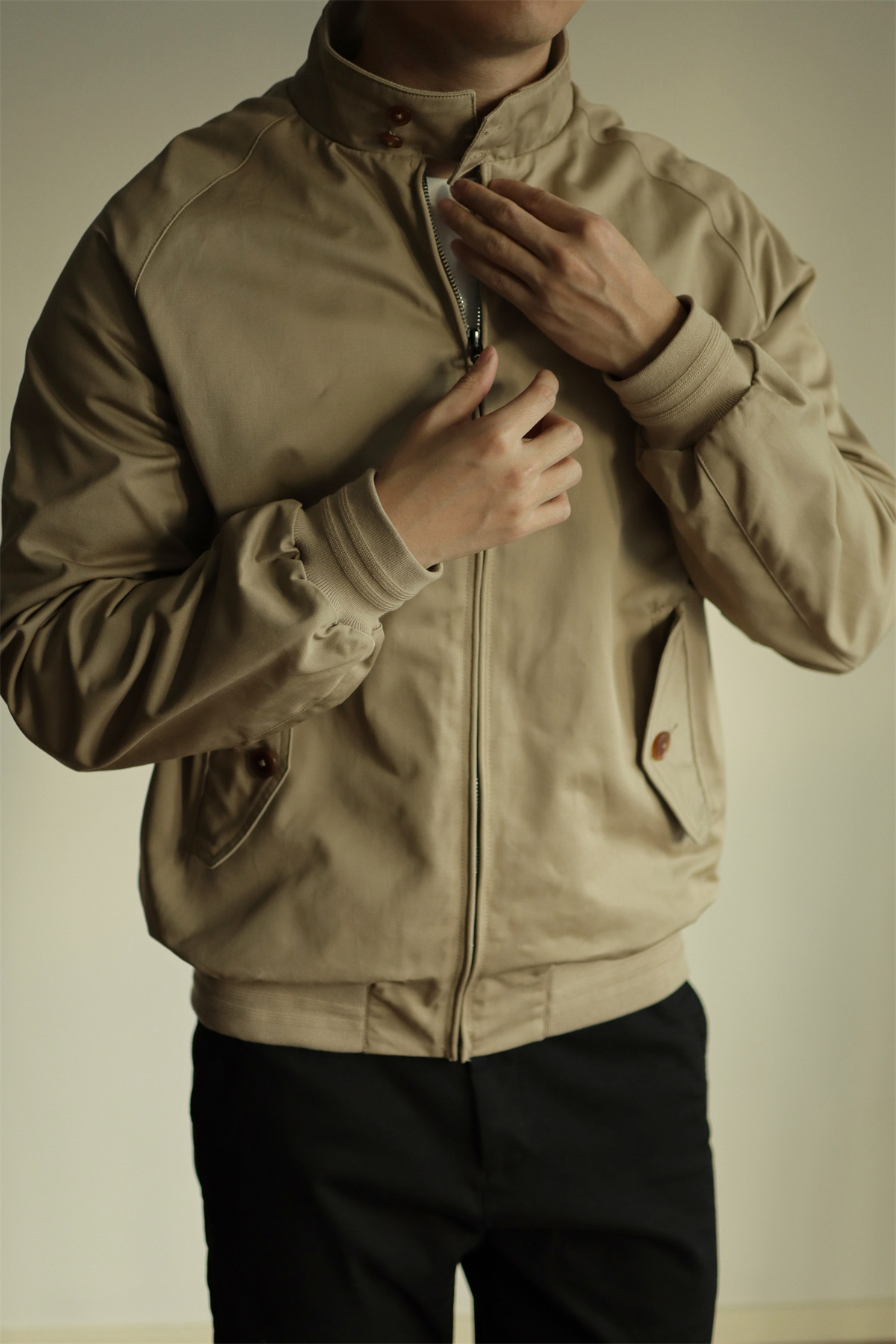 MONSEN Suitory Classic Harrington Outerwear Jacket in Cotton product image