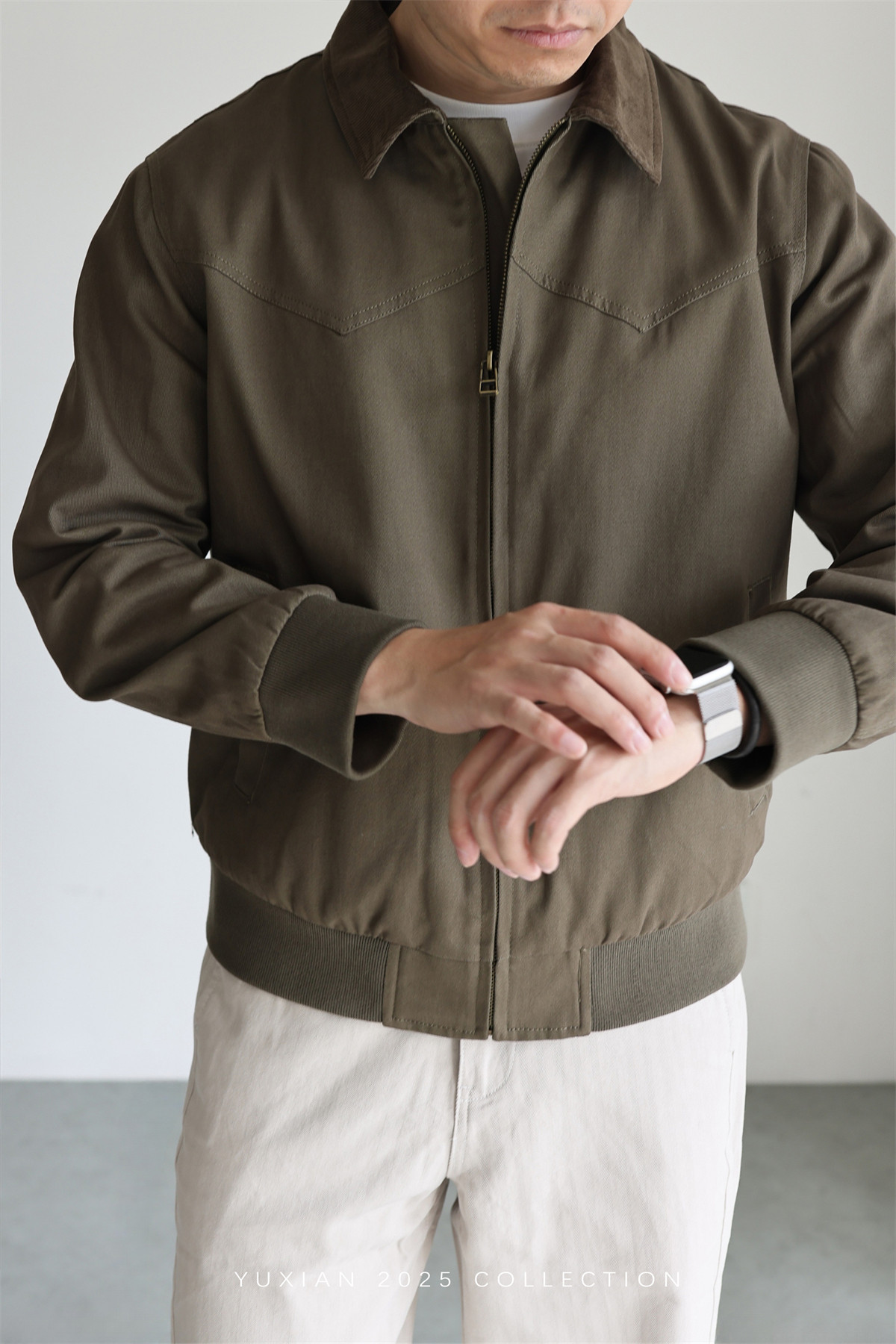 MONSEN Suitory Washed Cotton Twill Jacket product image
