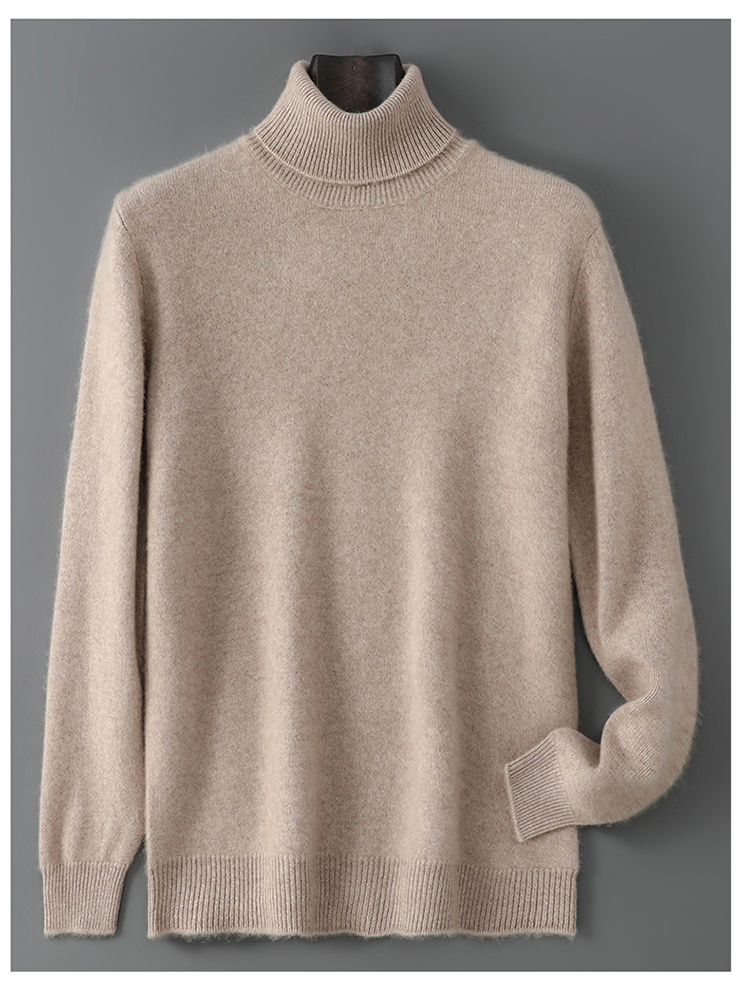 100% Wool Turtleneck Sweater 1