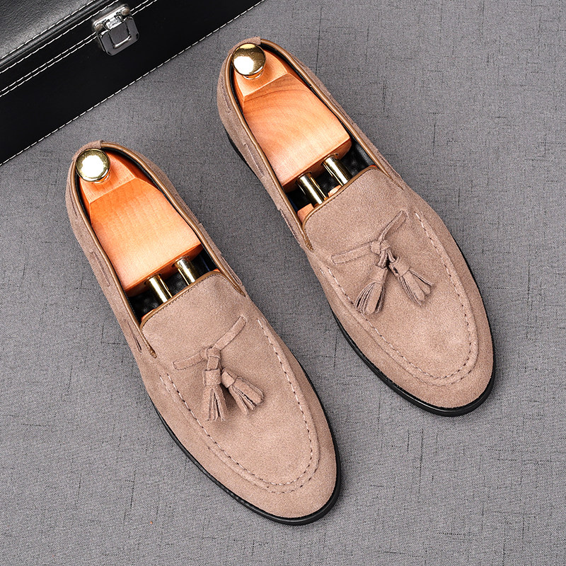 MONSEN Suitory Genuine Suede Tassel Loafers product image