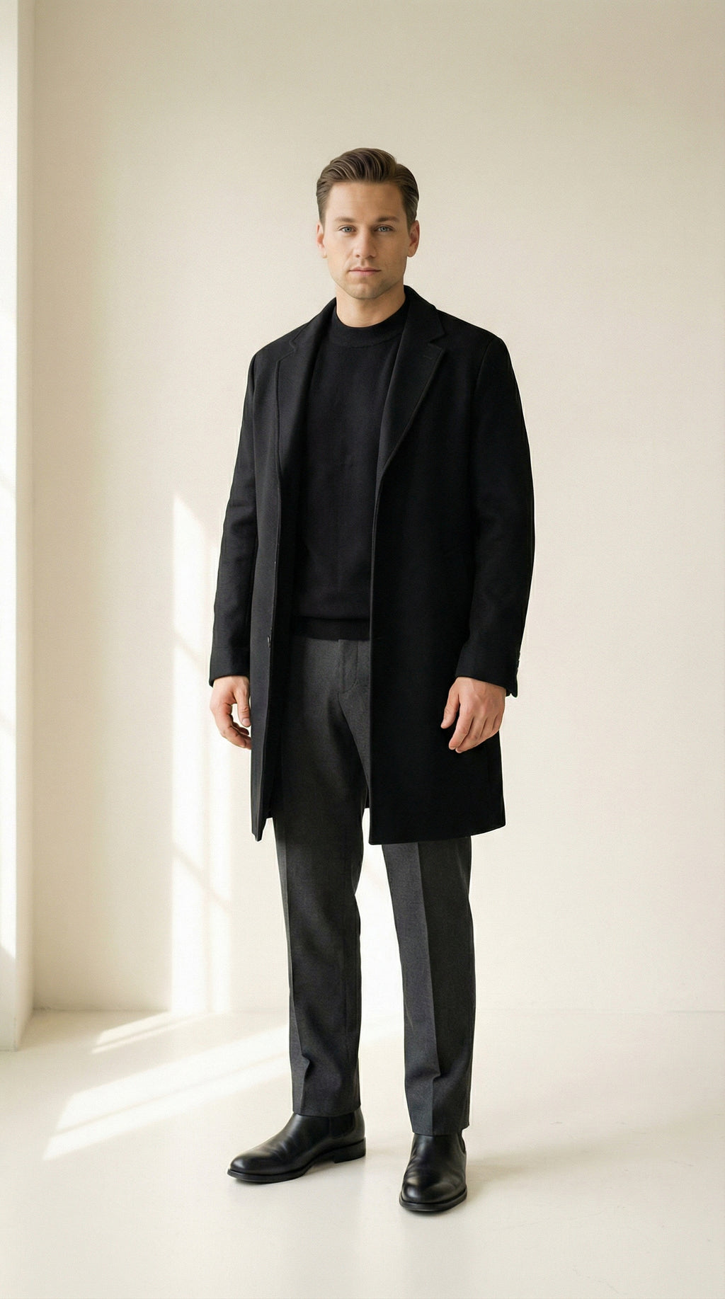 MONSEN Suitory Mid-Neck Ribbed Knit in Cotton product image
