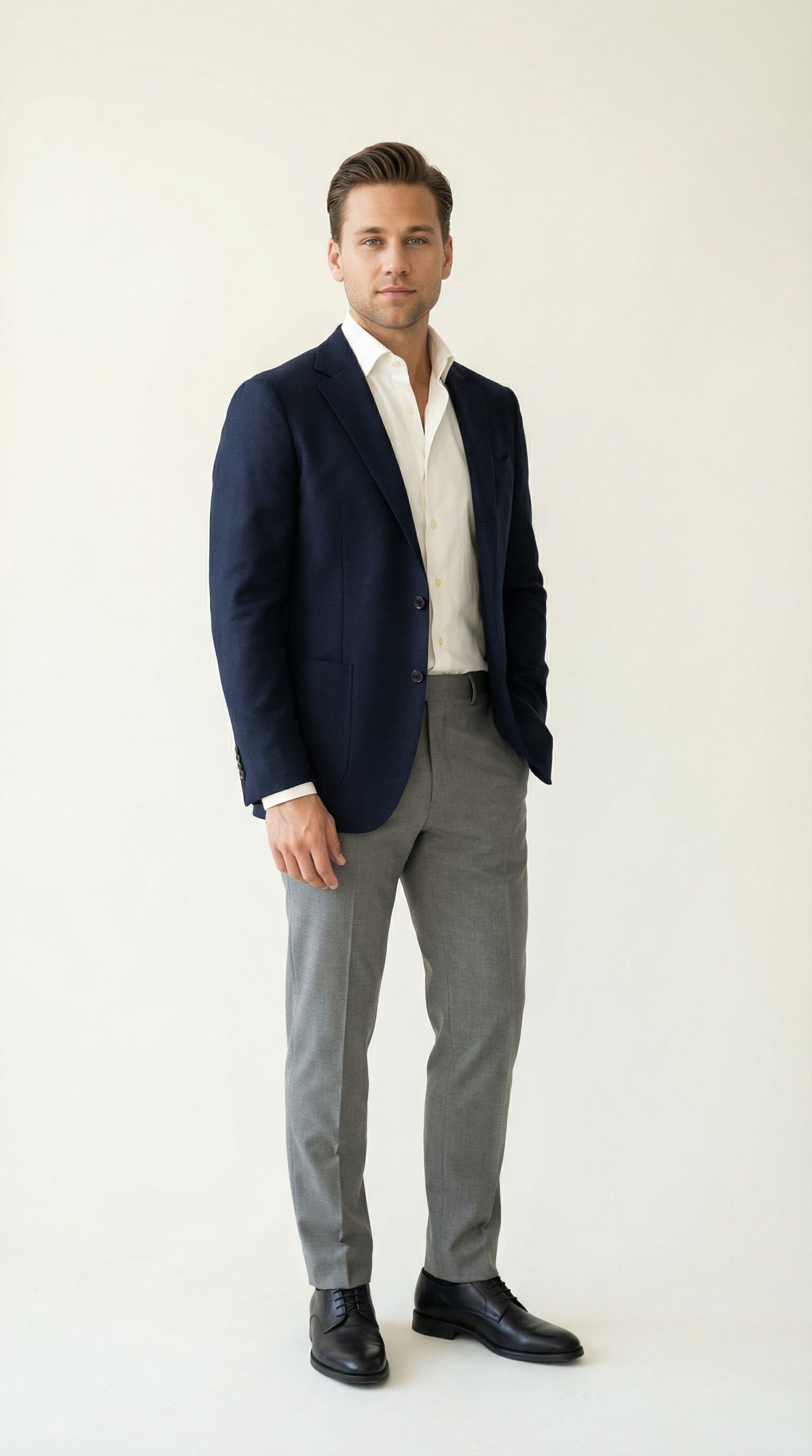 MONSEN Suitory One-Piece Collar Linen Shirt product image