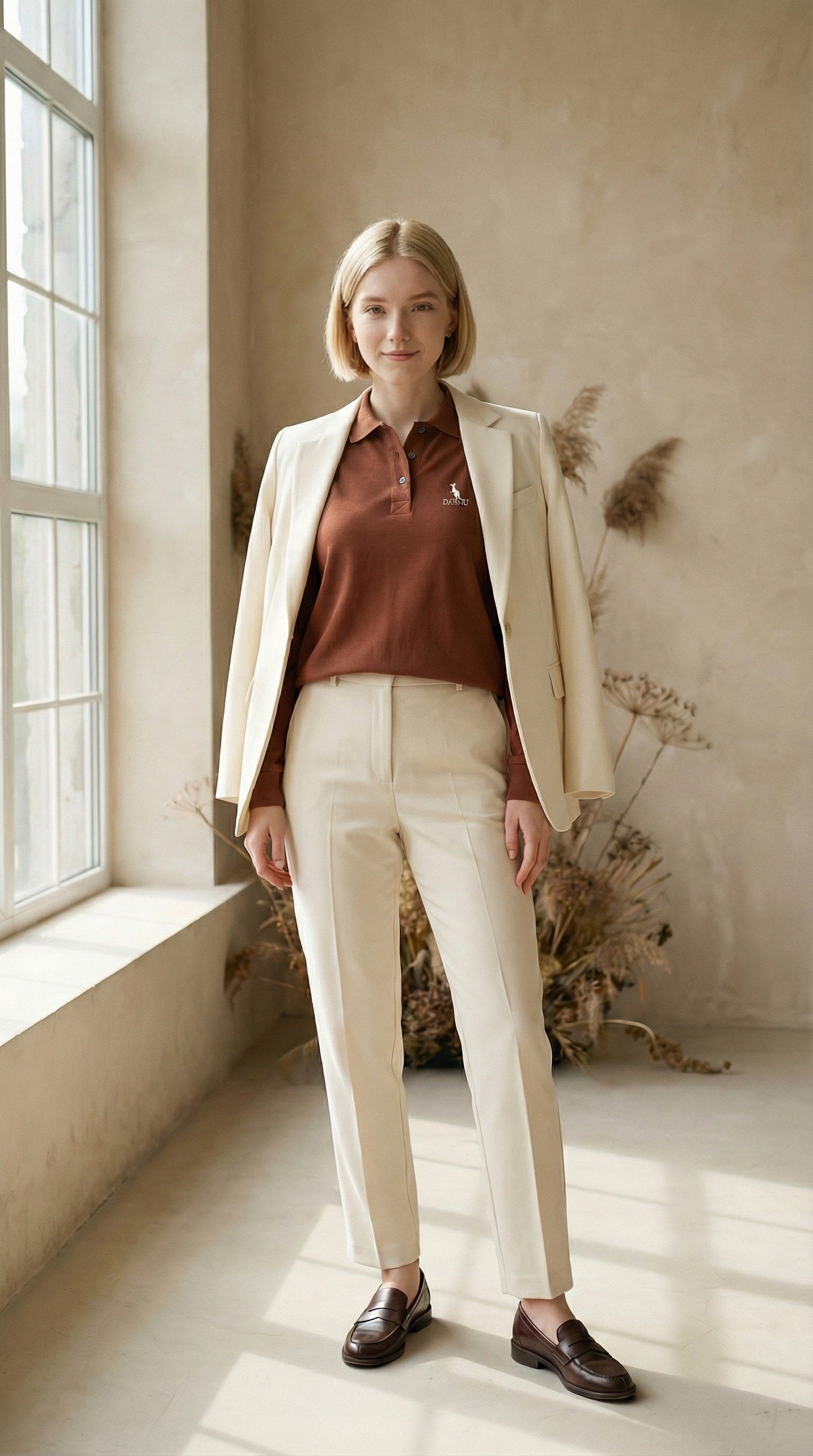 MONSEN Suitory 100% Cotton Comfortable Polo product image