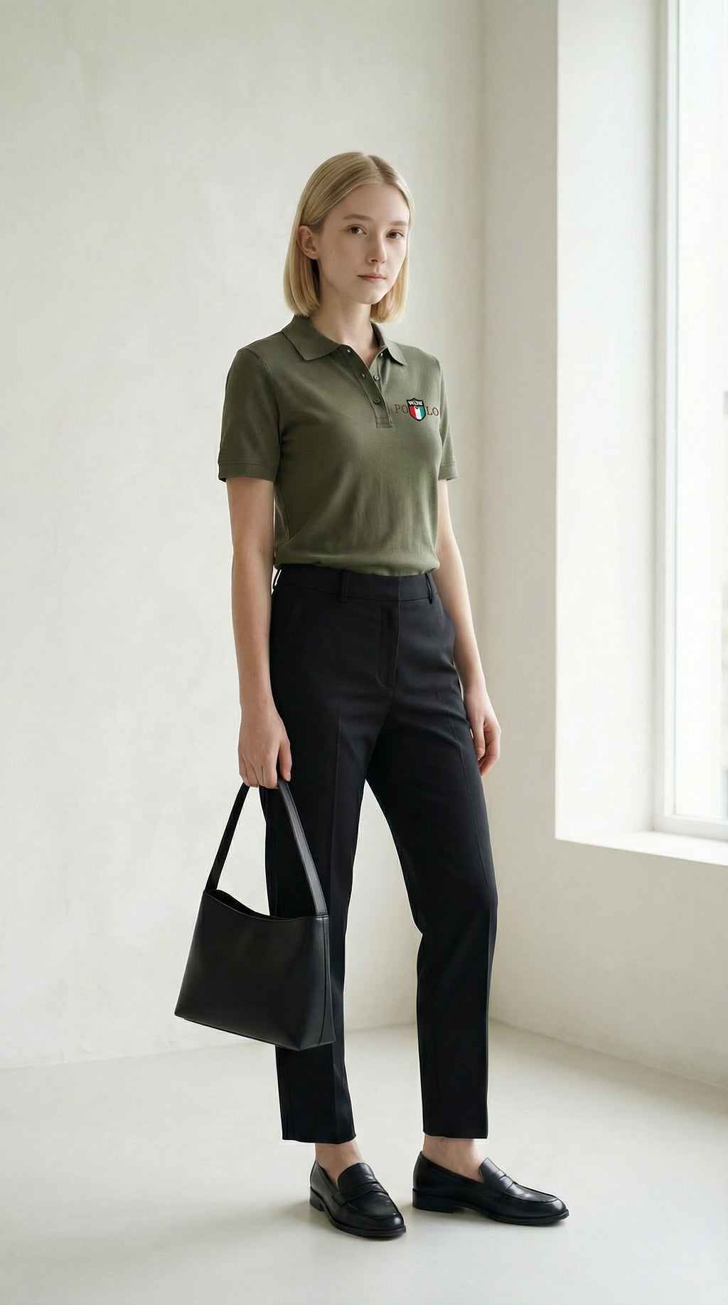 MONSEN Suitory Premium Polo Shirt | Business Casual in Leather product image