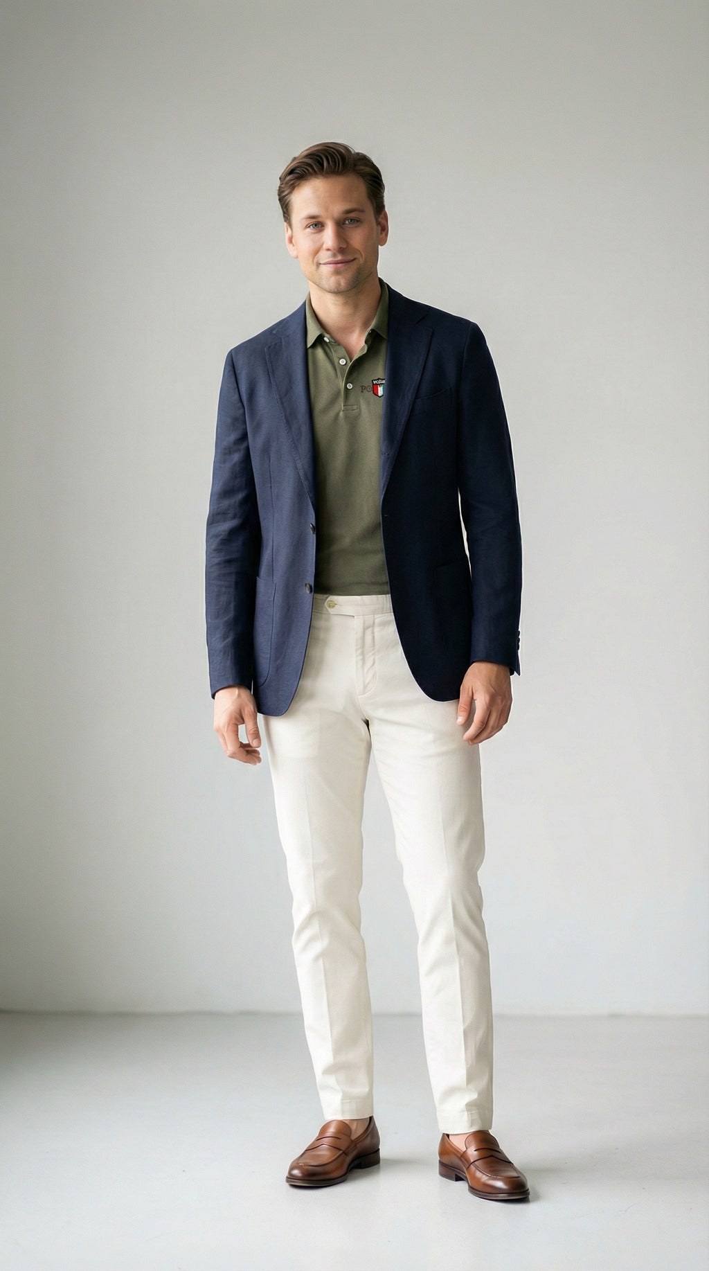 MONSEN Suitory Premium Polo Shirt | Business Casual in Leather product image