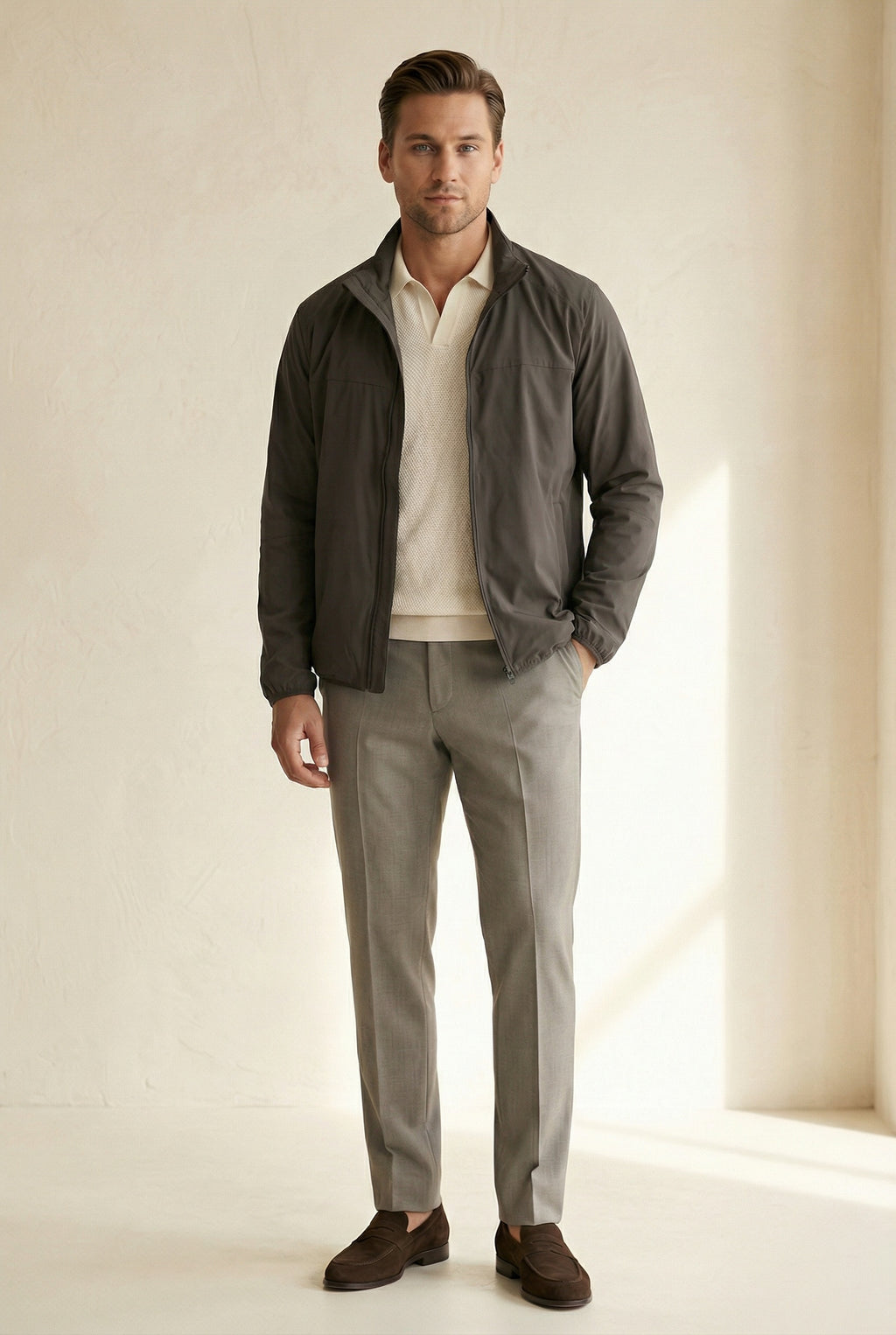 MONSEN Suitory Lightweight Breathable Quick-Dry Sun-Protection Stand-Collar Jacket product image