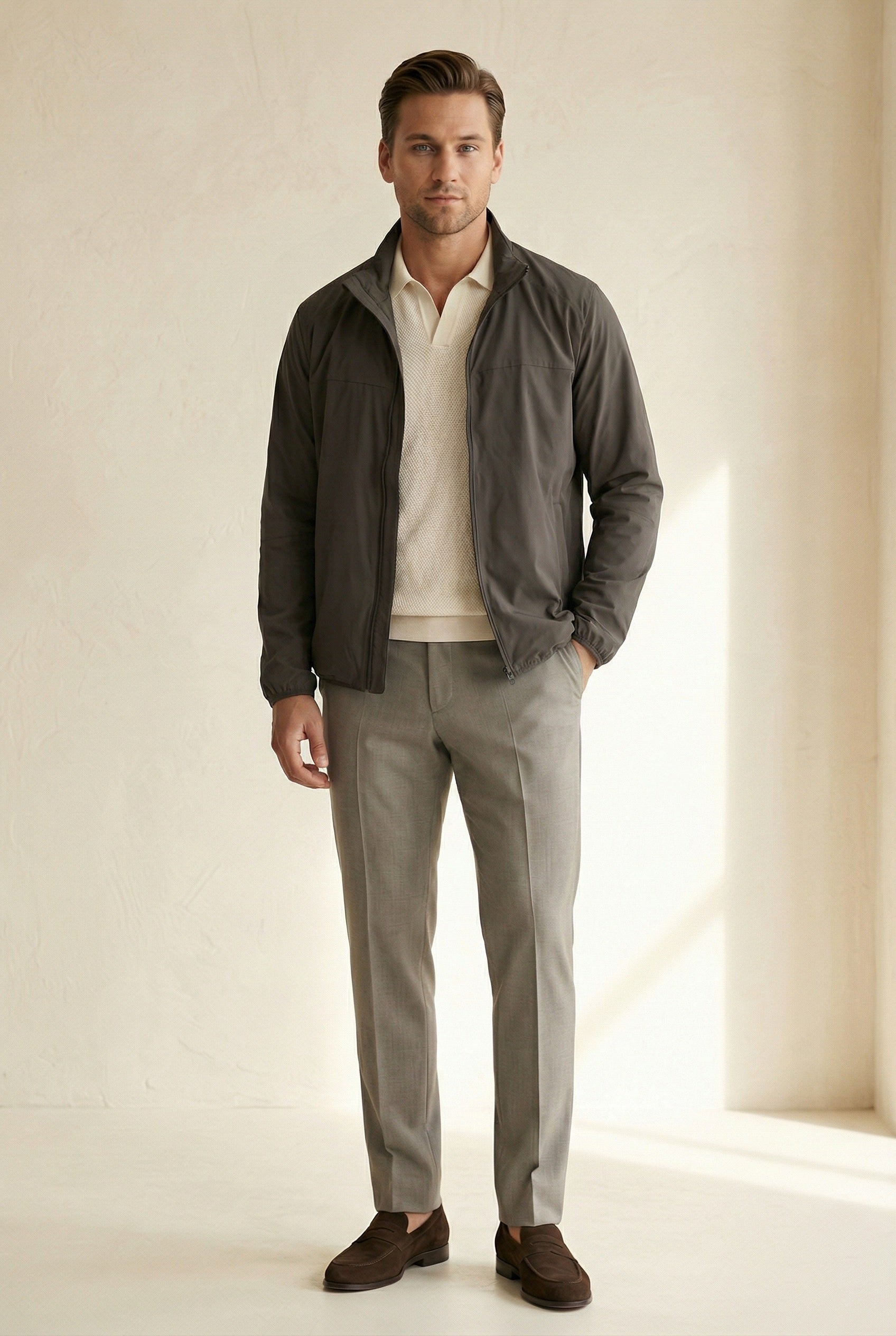 MONSEN Suitory Lightweight Breathable Quick-Dry Sun-Protection Stand-Collar Jacket product image