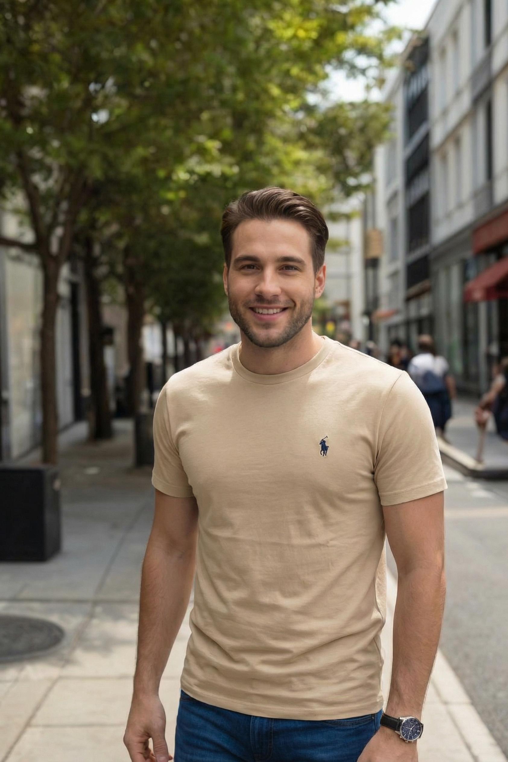 MONSEN Suitory 100% Cotton Crewneck T-Shirt product image