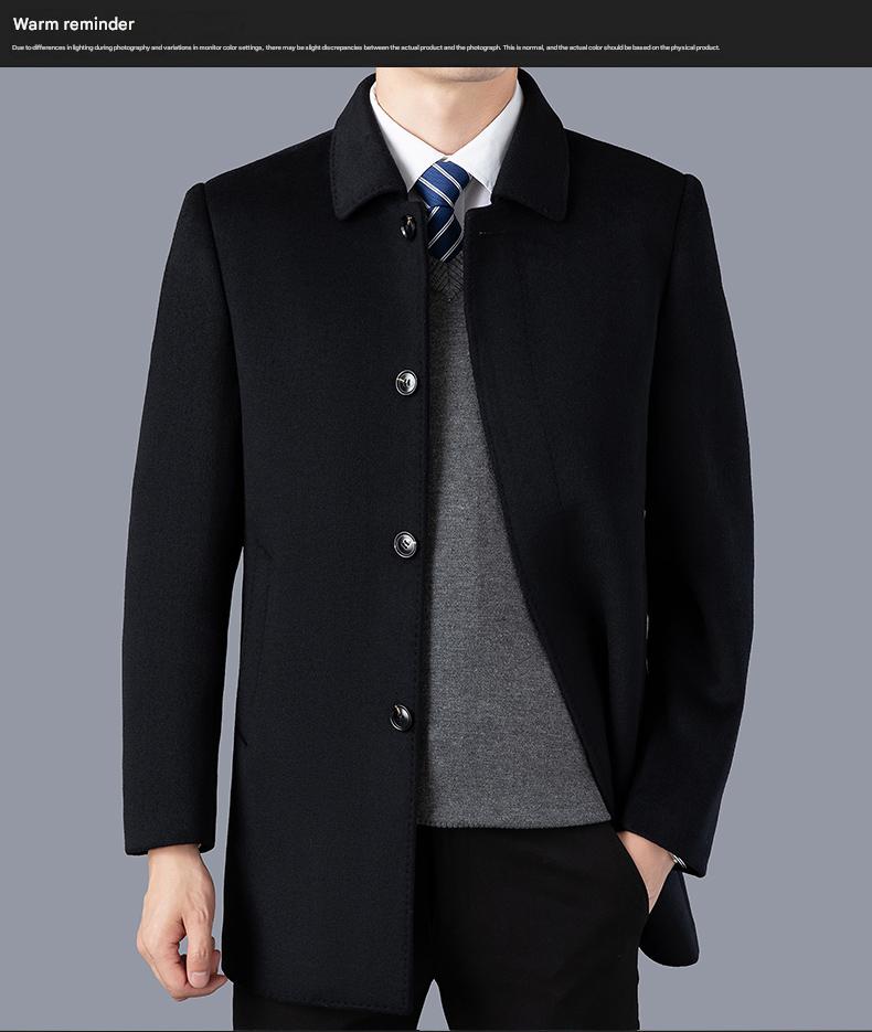 Mid-Length Wool Coat
