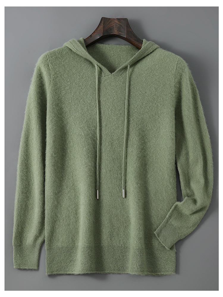 AW 100% Wool Knit Hoodie