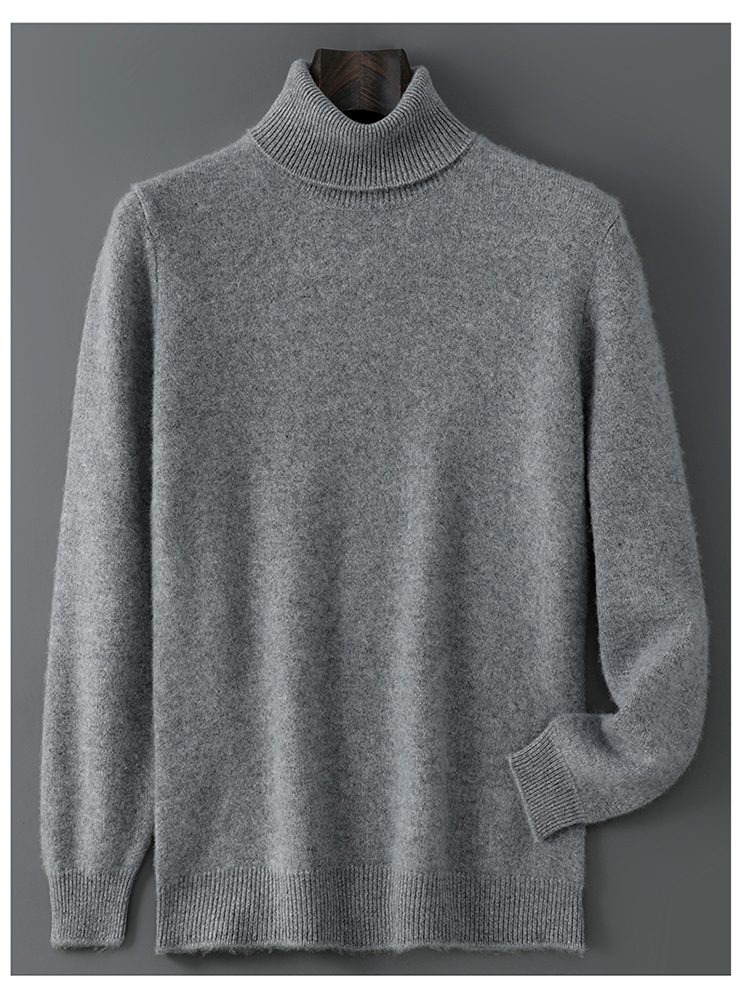 100% Wool Turtleneck Sweater 1