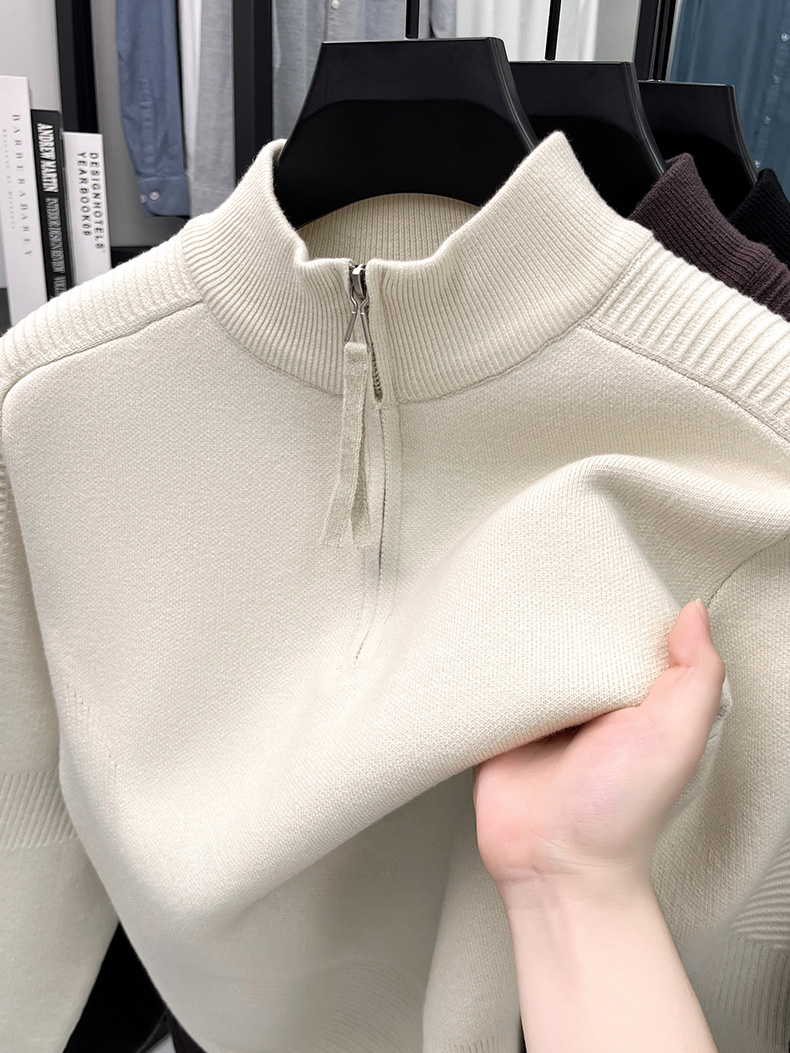 AW Mock-Neck Sweater