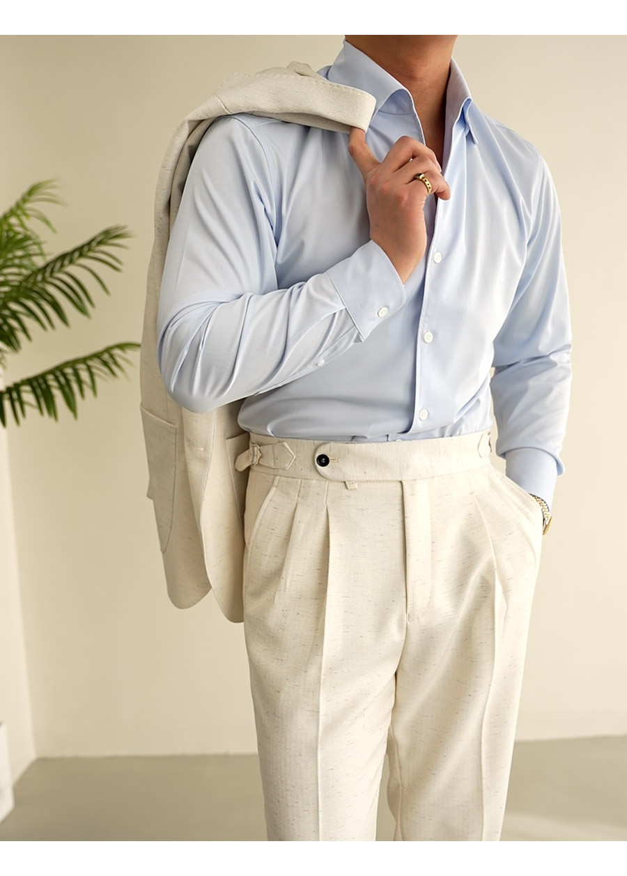MONSEN Suitory Italian Wrinkle-Free, Slim Fit Shirt in Performance Blend product image
