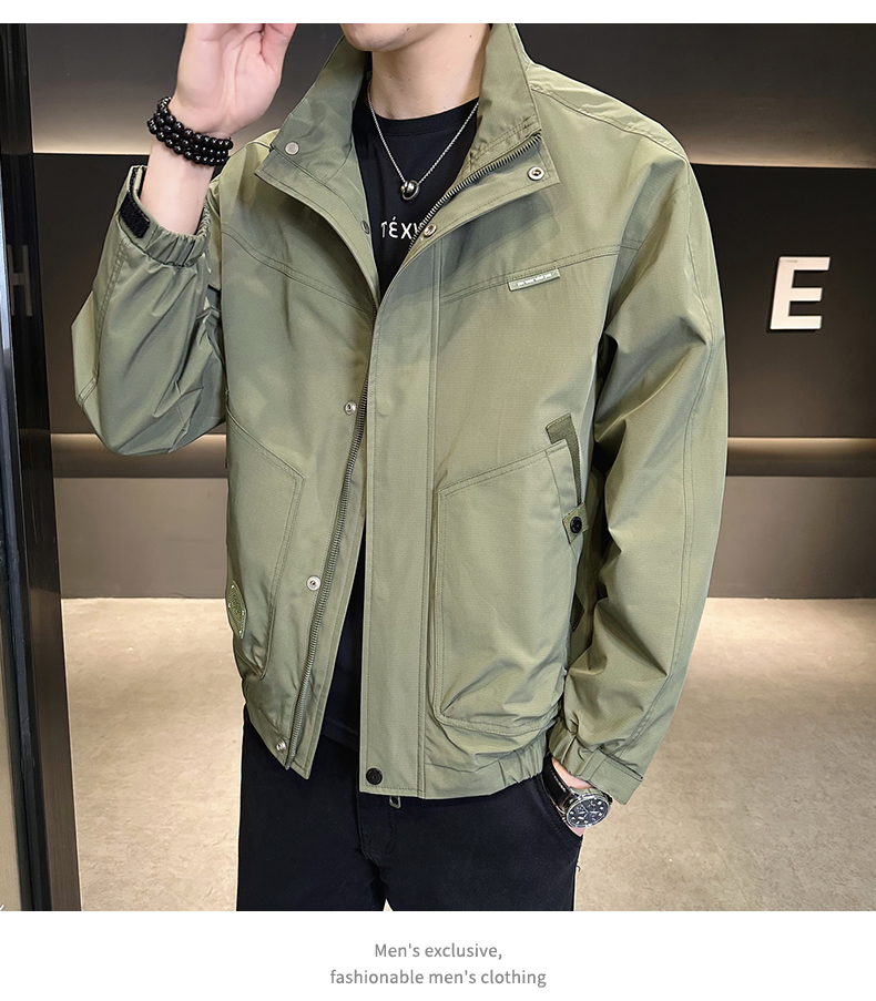 Windproof Stand-Collar Jacket