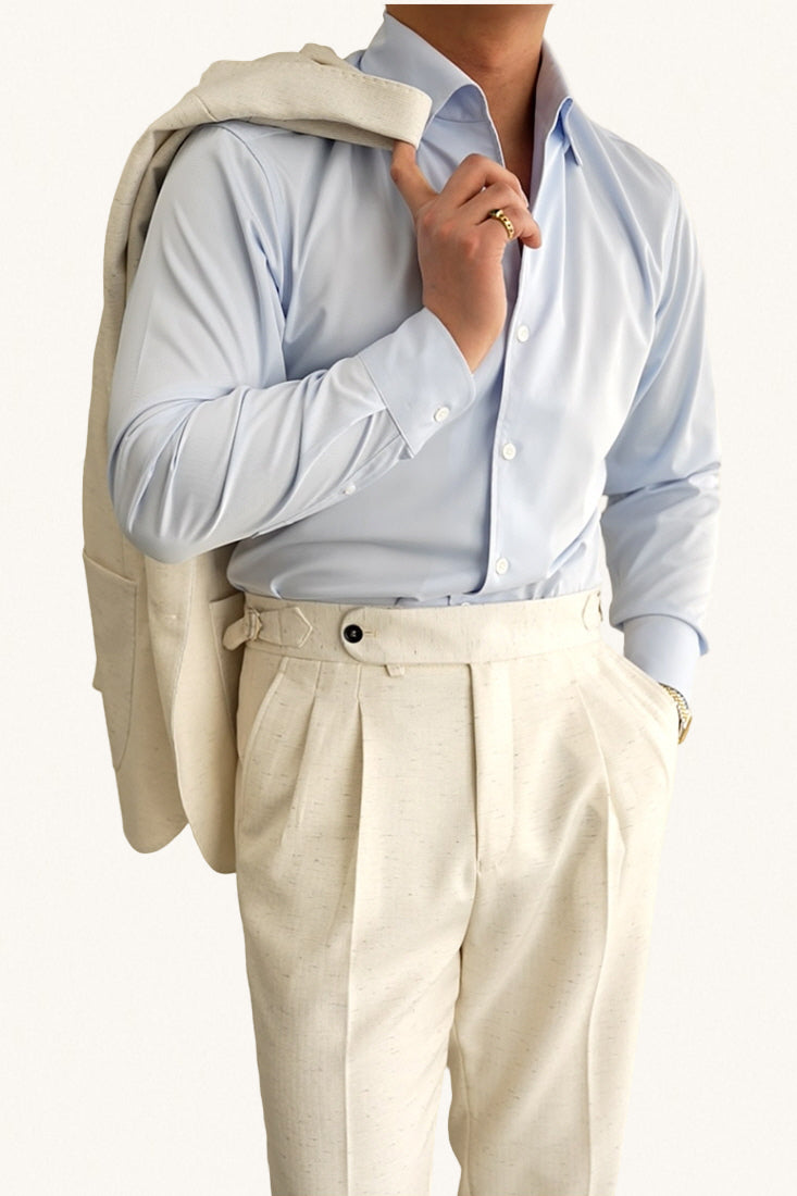 MONSEN Suitory Italian Wrinkle-Free, Slim Fit Shirt in Performance Blend product image