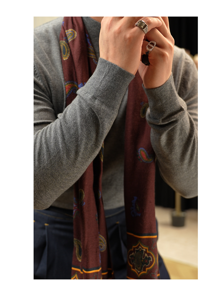 Half-Mock Knit Sweater