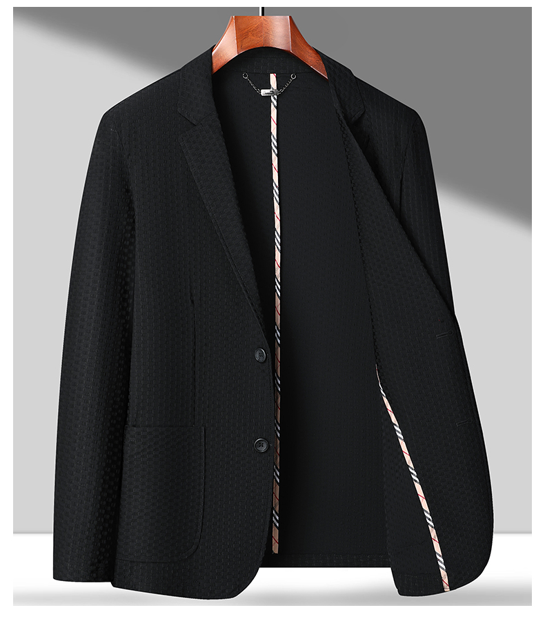 Summer Seersucker Stretch Blazer