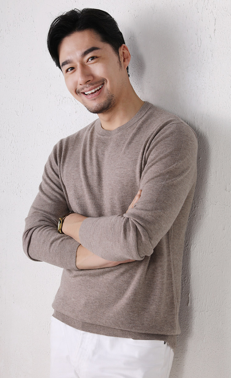 MONSEN Suitory 100% Wool Lightweight Crewneck Knit product image