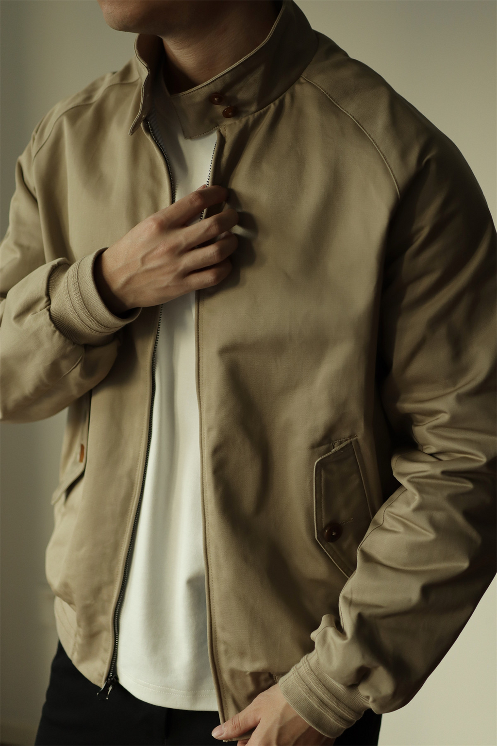 MONSEN Suitory Classic Harrington Outerwear Jacket in Cotton product image