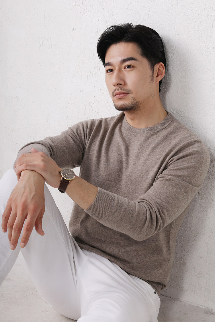 MONSEN Suitory 100% Wool Lightweight Crewneck Knit product image