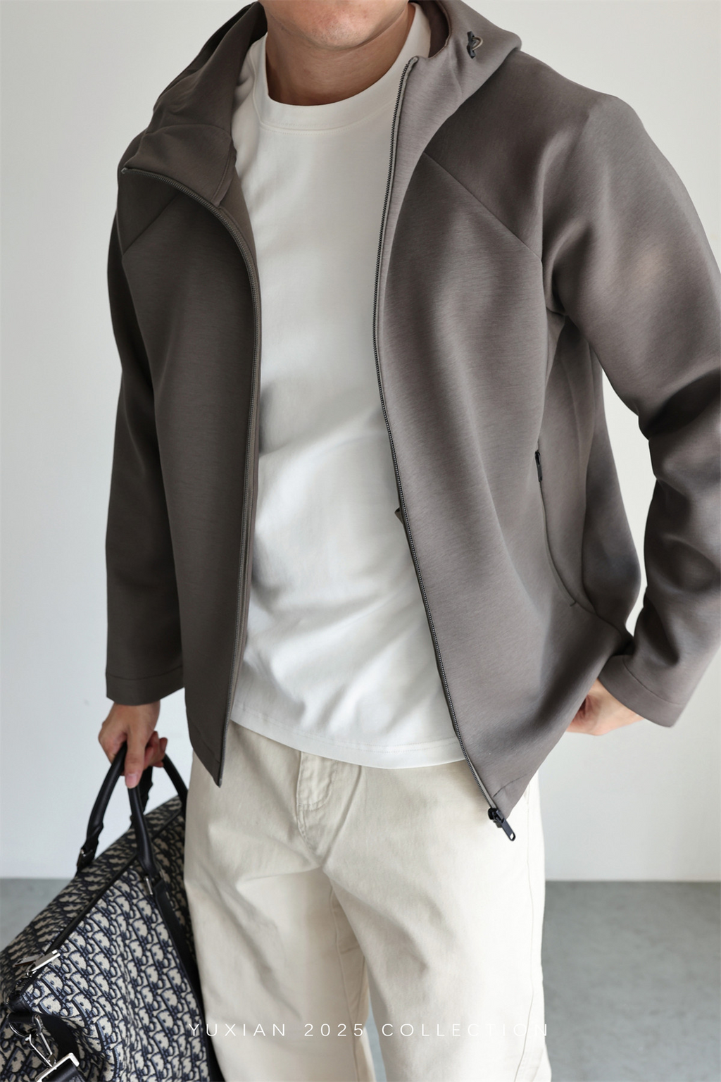 MONSEN Suitory Zero-Pressure Airfeel Cotton Hooded Zip Jacket product image