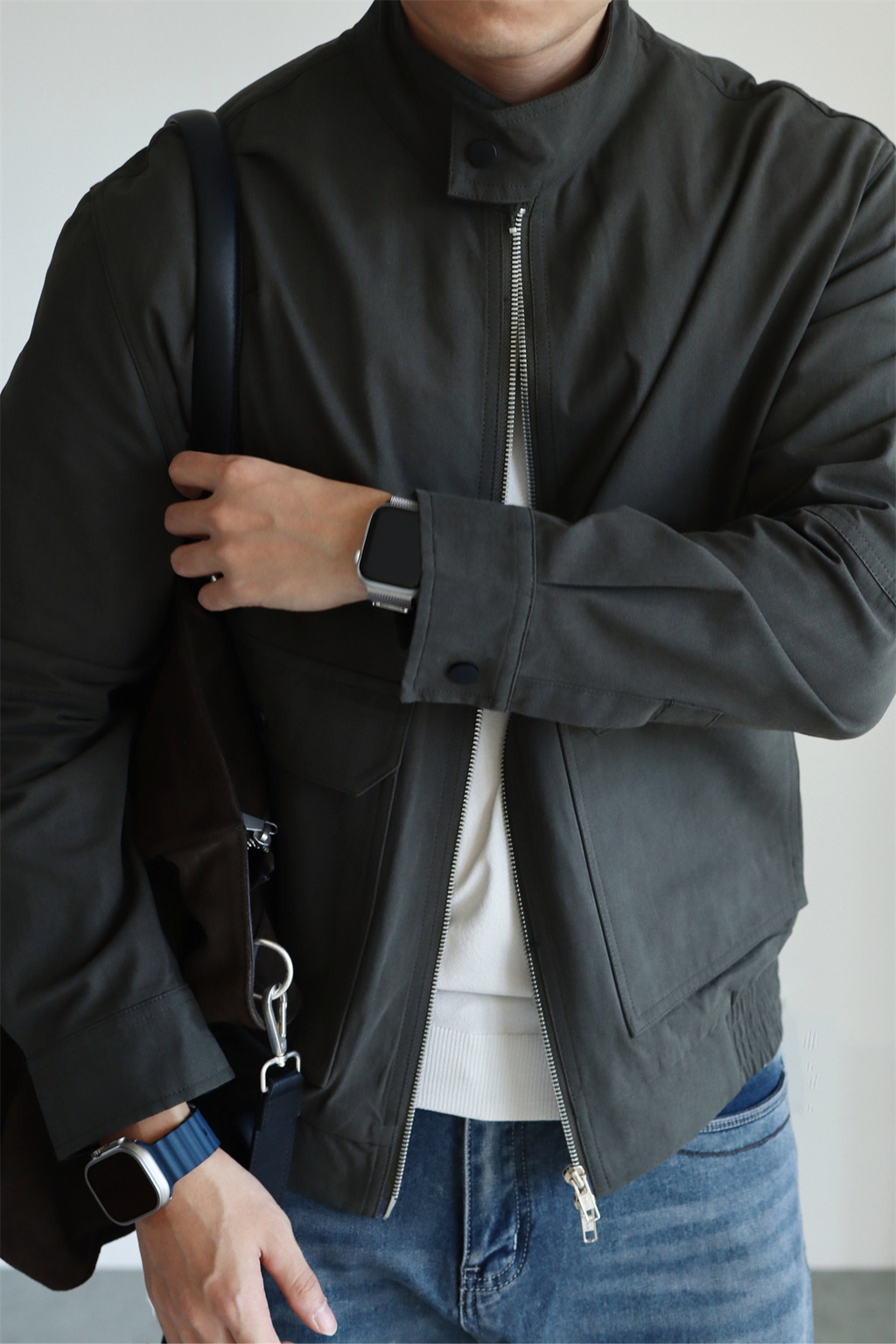 MONSEN Suitory G9 Harrington Washed Cotton Jacket product image