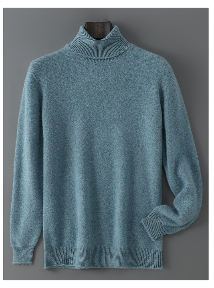100% Wool Turtleneck Sweater 1