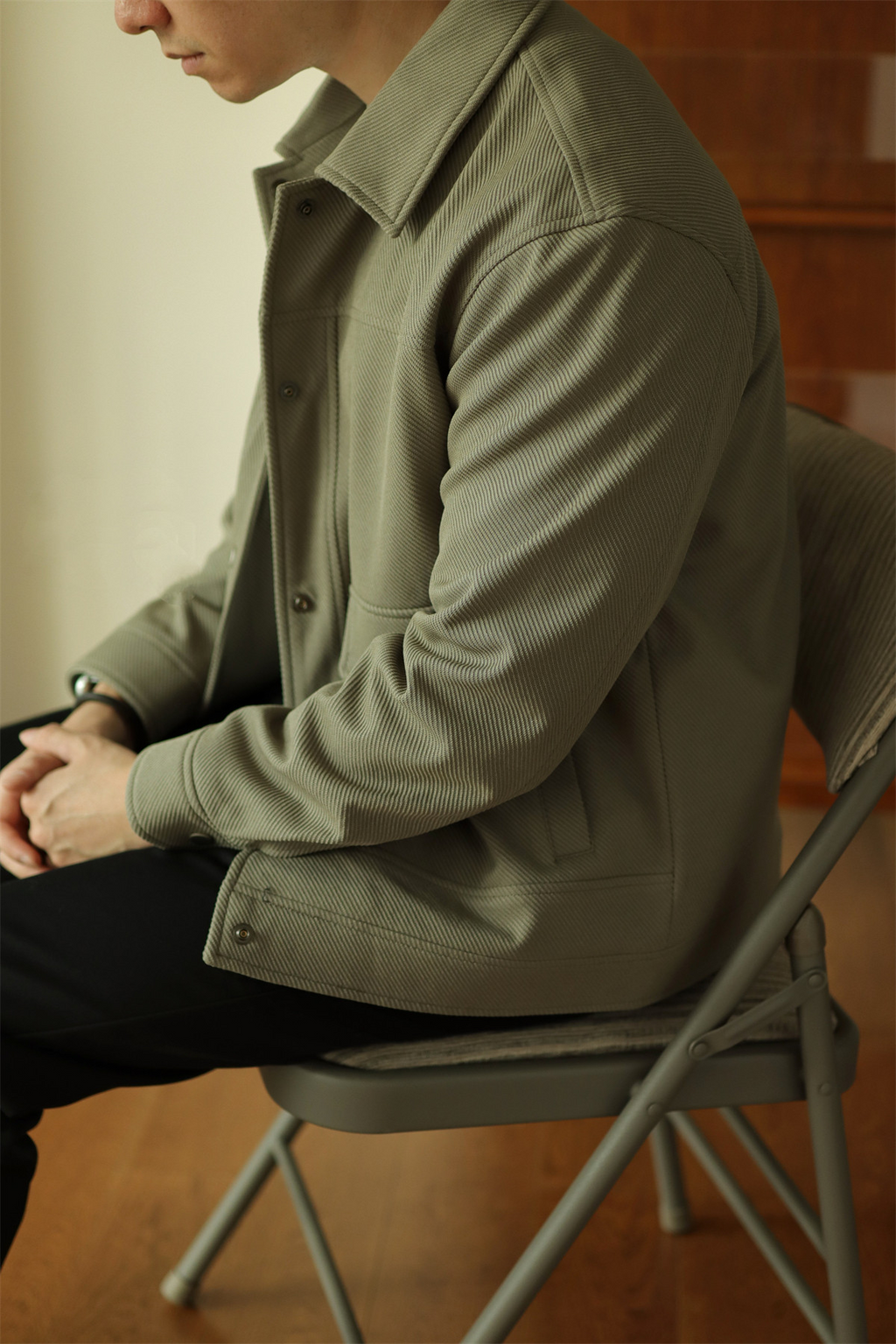MONSEN Suitory Textured Twill Pocket Work Jacket product image