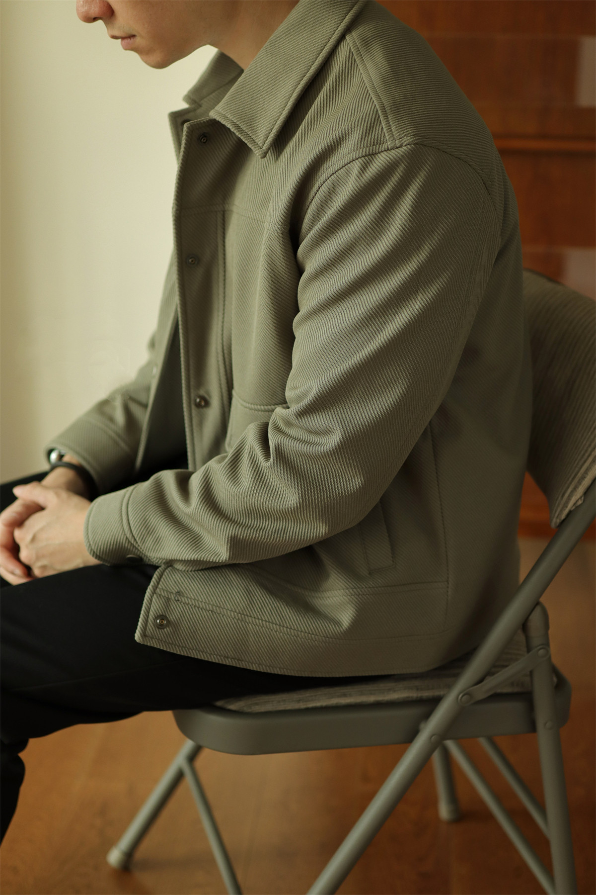 MONSEN Suitory Textured Twill Pocket Work Jacket product image