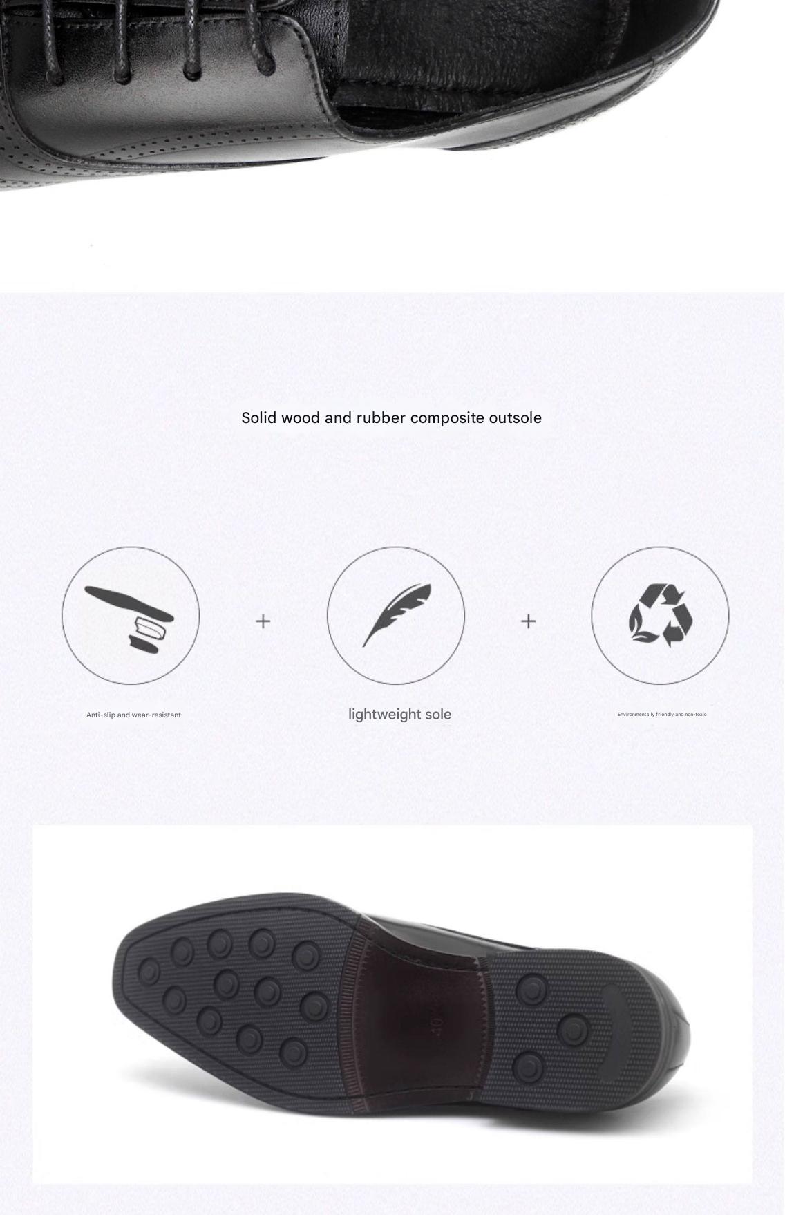 MONSEN Suitory Brogue Oxford Dress Shoes in Leather product image