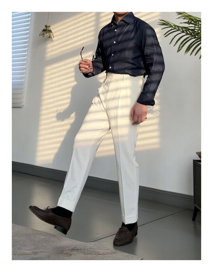 One-Piece Collar Denim Shirt