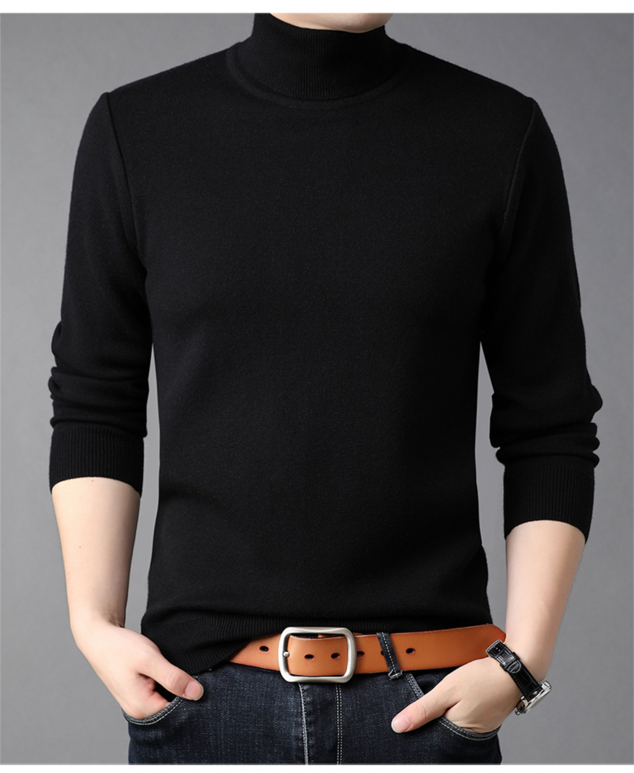 100% Wool Turtleneck sweater