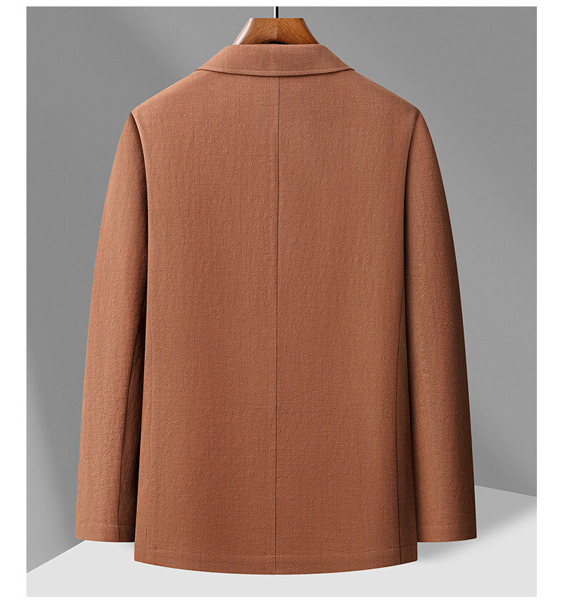 MONSEN Suitory 100% Cotton Single-Breasted Blazer product image
