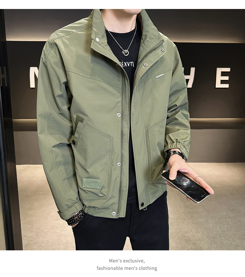 Windproof Stand-Collar Jacket