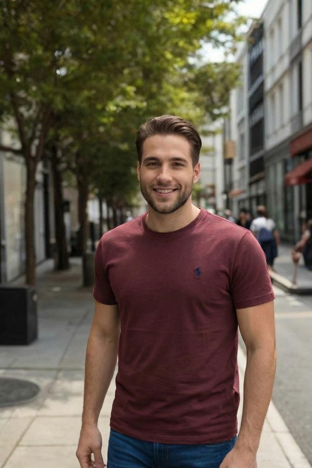 MONSEN Suitory 100% Cotton Crewneck T-Shirt product image