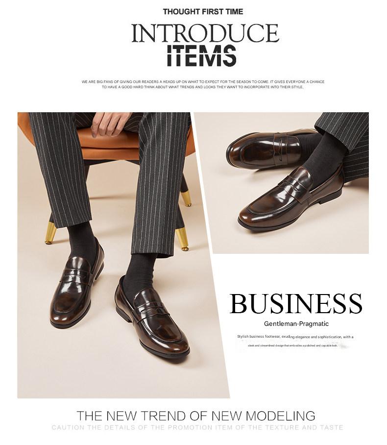 MONSEN Suitory Round Toe Slip-On Loafers in Denim product image