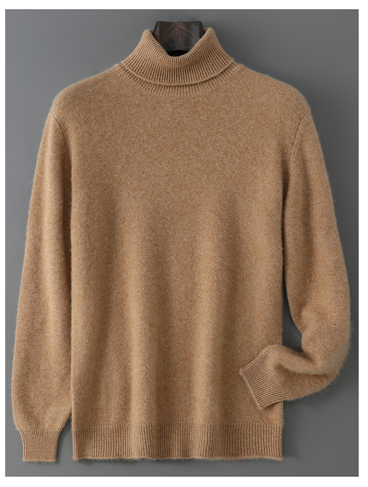 100% Wool Turtleneck Sweater 1