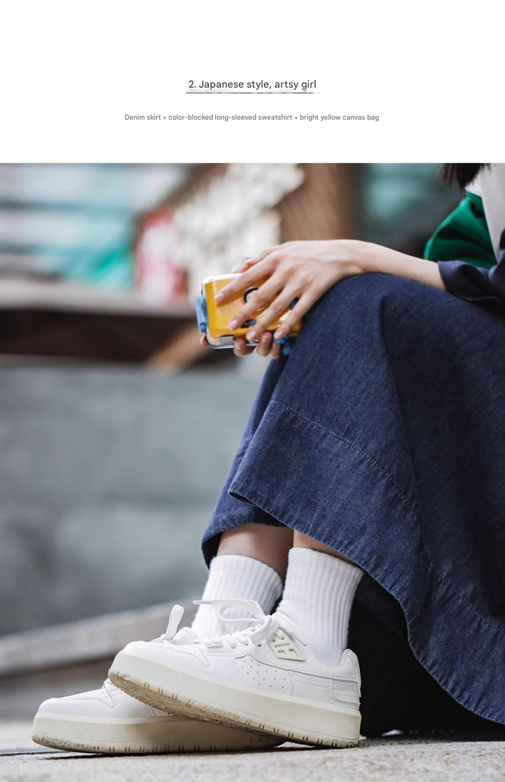 MONSEN Suitory Icy Soda Platform Sneakers in Denim product image