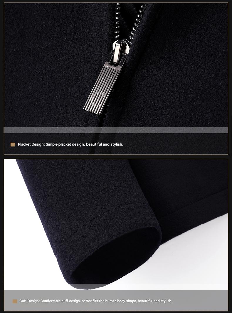 100% Sheep-Wool Lapel Jacket